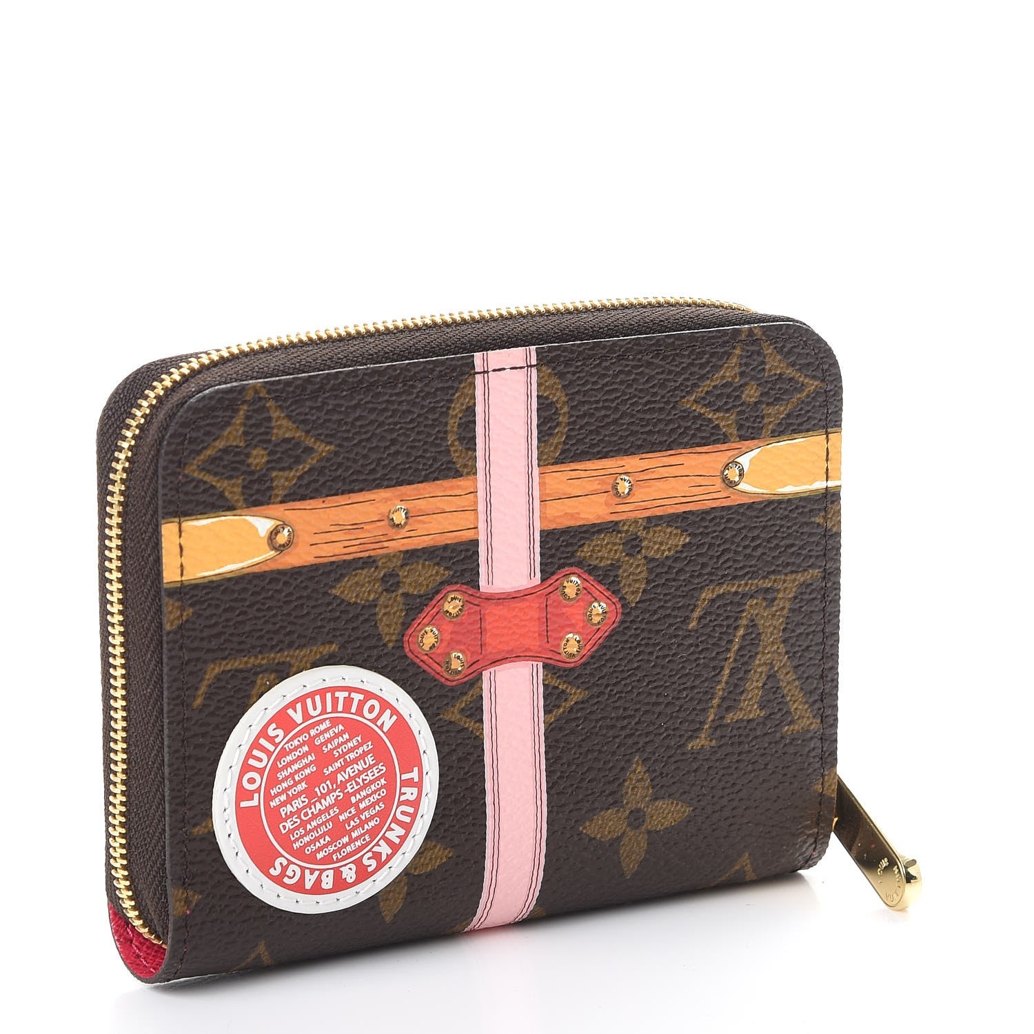 Louis Vuitton Monogram Summer Trunks Zippy Coin Purse 3 of 8