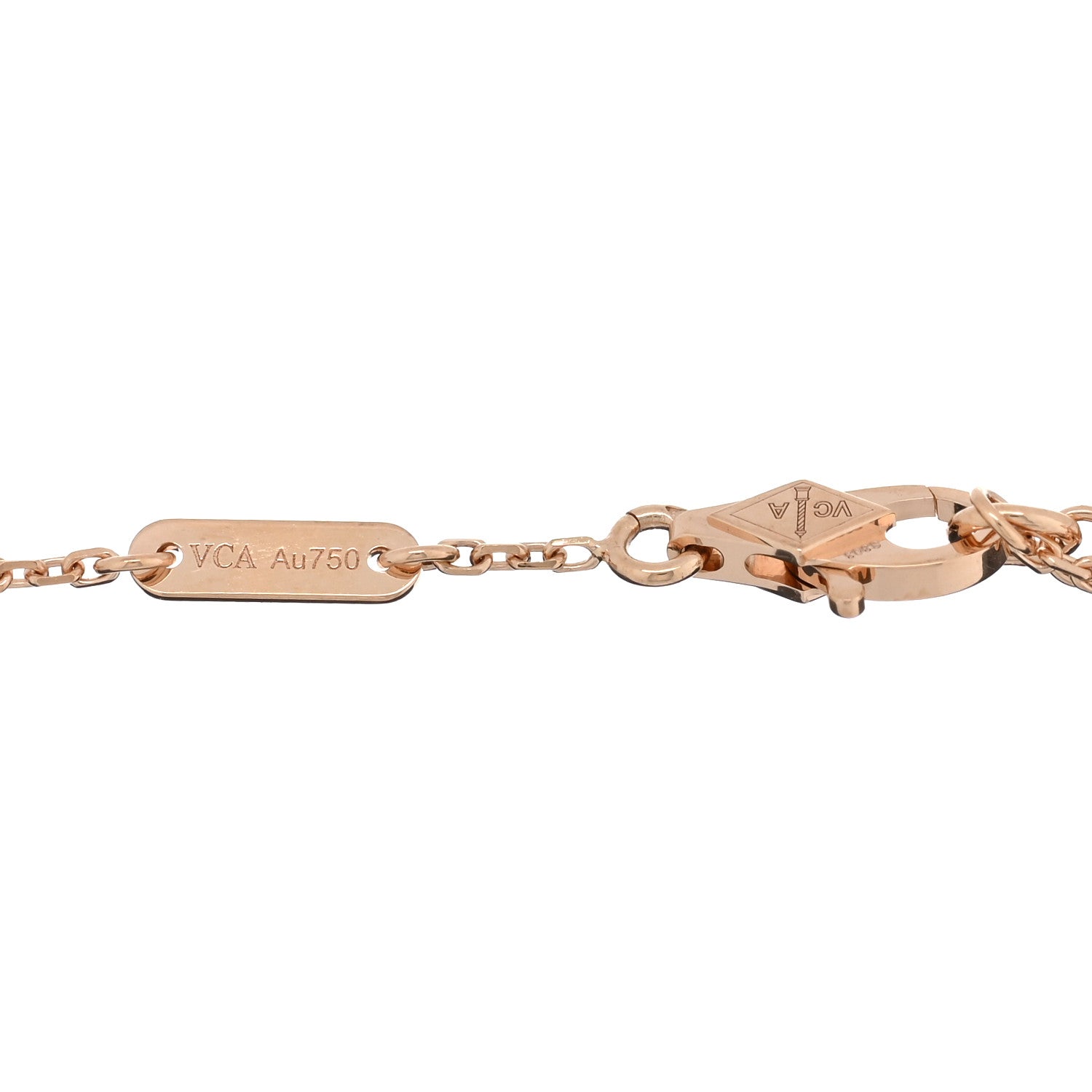 Van Cleef & Arpels 18K Rose Gold Ruby Mini Frivole Bracelet 3 of 3
