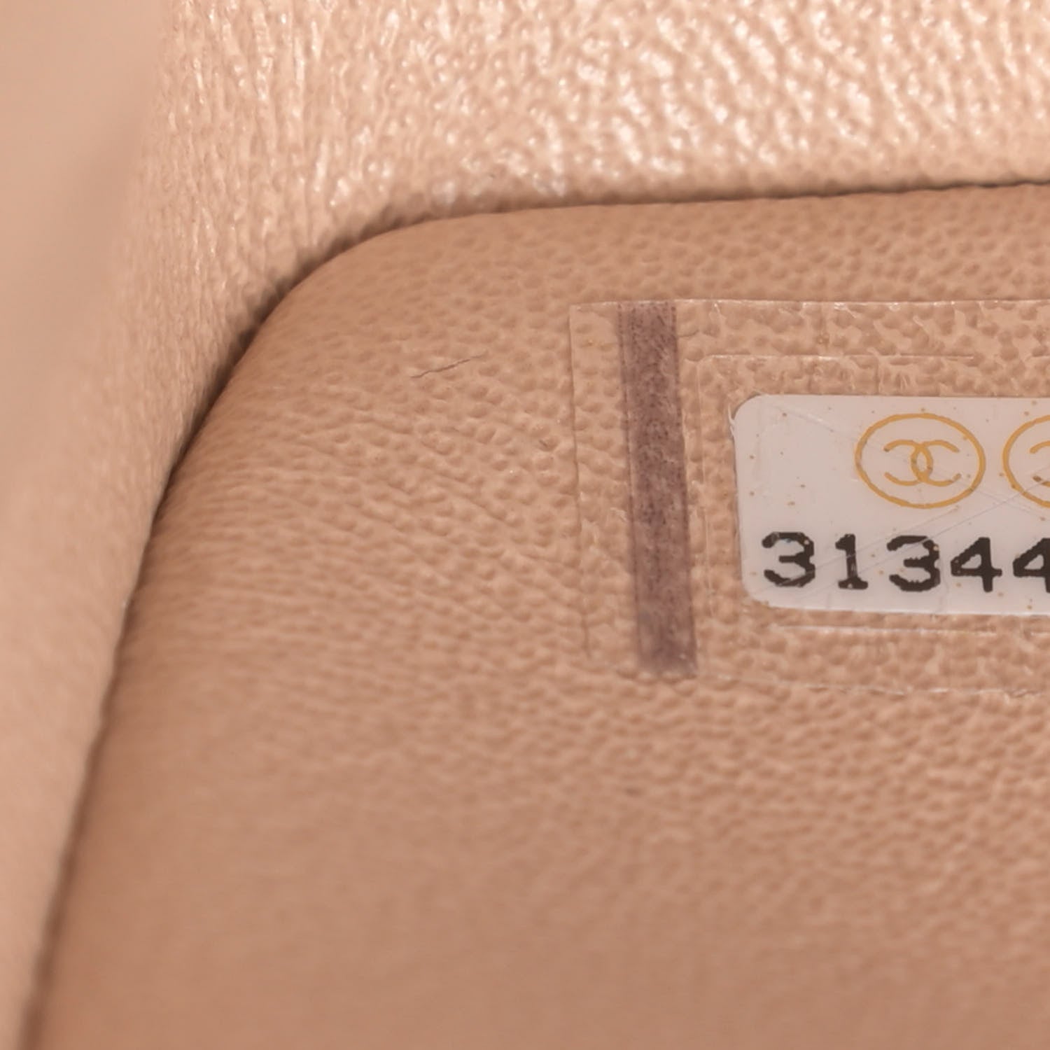 Chanel Iridescent Calfskin Quilted Mini Rectangular Flap Beige 7 of 11