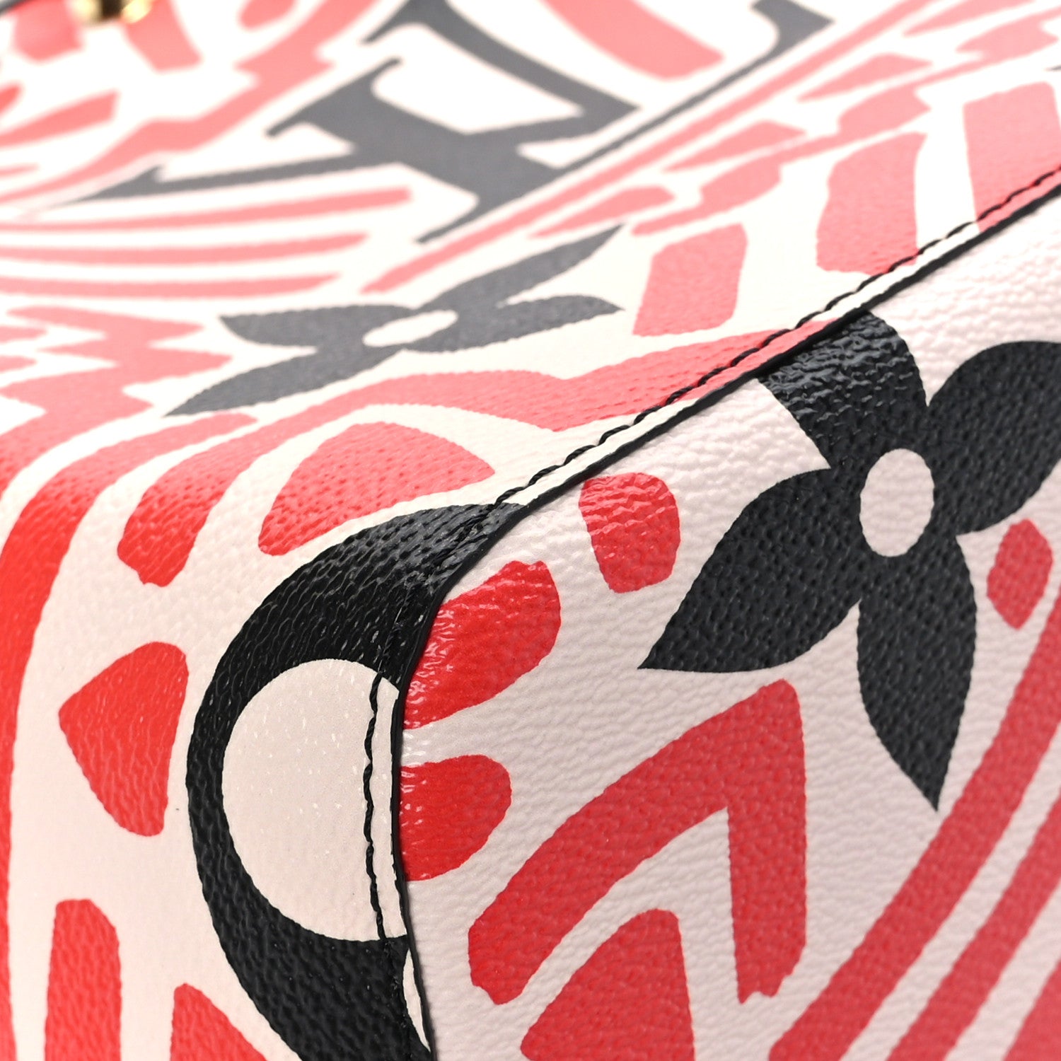 Louis Vuitton Monogram Giant Crafty NeoNoe MM Creme Rouge Black 8 of 9
