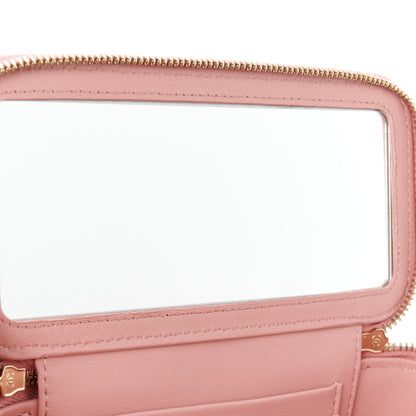 Chanel Lambskin Quilted Small Top Handle Vanity Case With Chain Light Pink 11 of 11