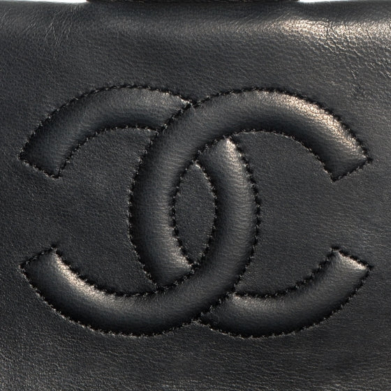 Chanel Lambskin Quilted Mini Square Flap Black 7 of 9