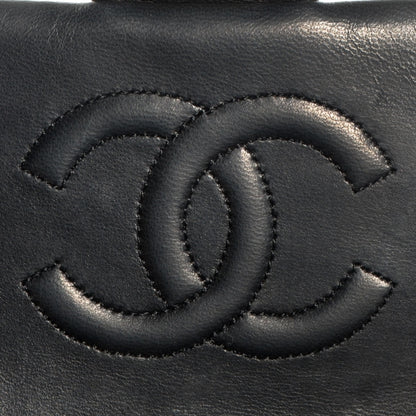 Chanel Lambskin Quilted Mini Square Flap Black 7 of 9