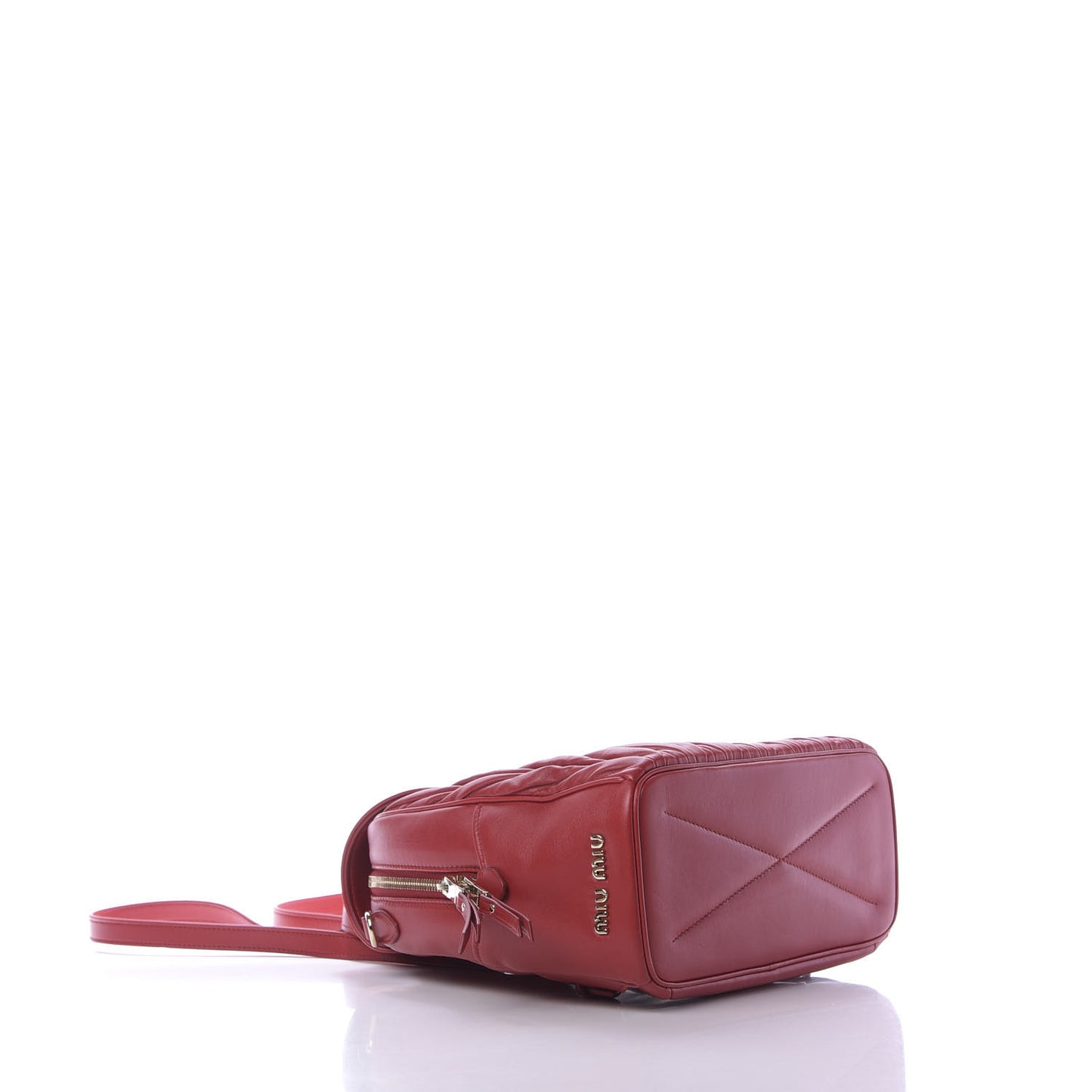 Nappa Matelasse Backpack Fuoco