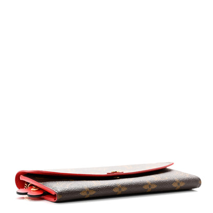 Louis Vuitton Monogram Bloom Flower Emilie Wallet Rouge 4 of 9