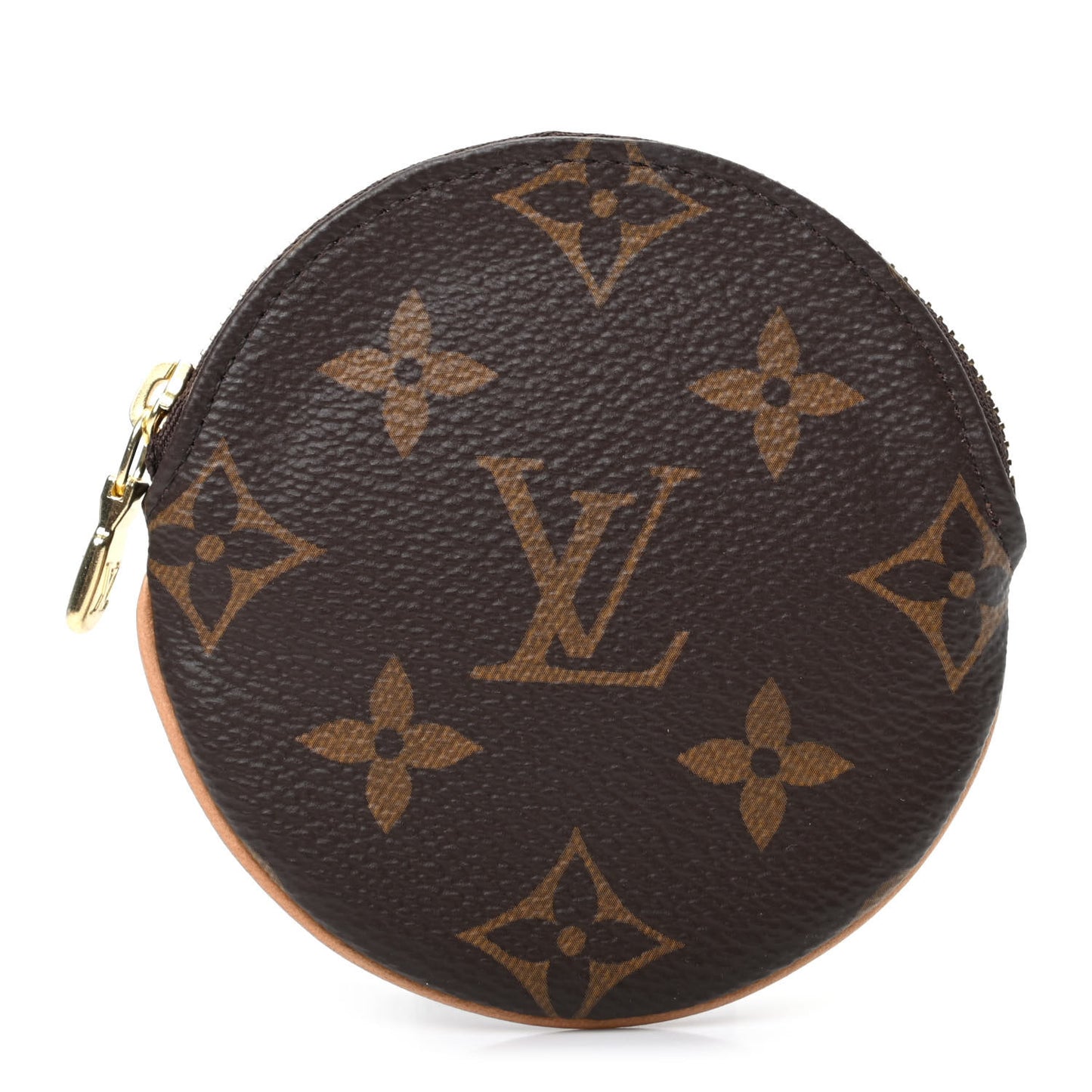 Monogram Round Coin Purse