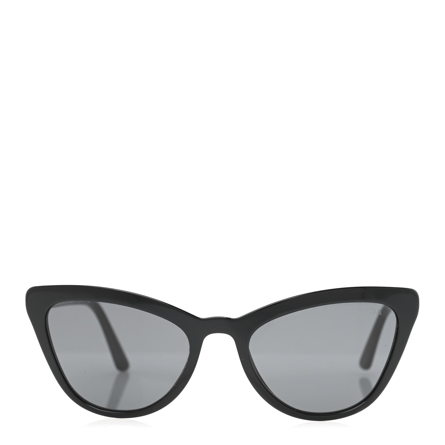 Prada Acetate Cat Eye Sunglasses SPR 01V Black 2 of 8