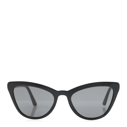 Prada Acetate Cat Eye Sunglasses SPR 01V Black 2 of 8