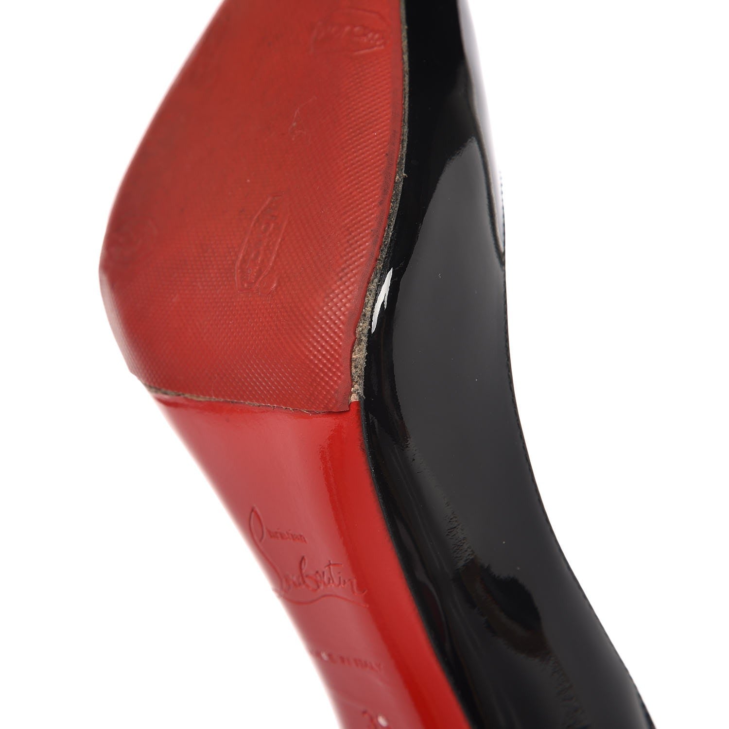 Christian Louboutin Patent Pigalle 120 Pumps 39 Black 11 of 13