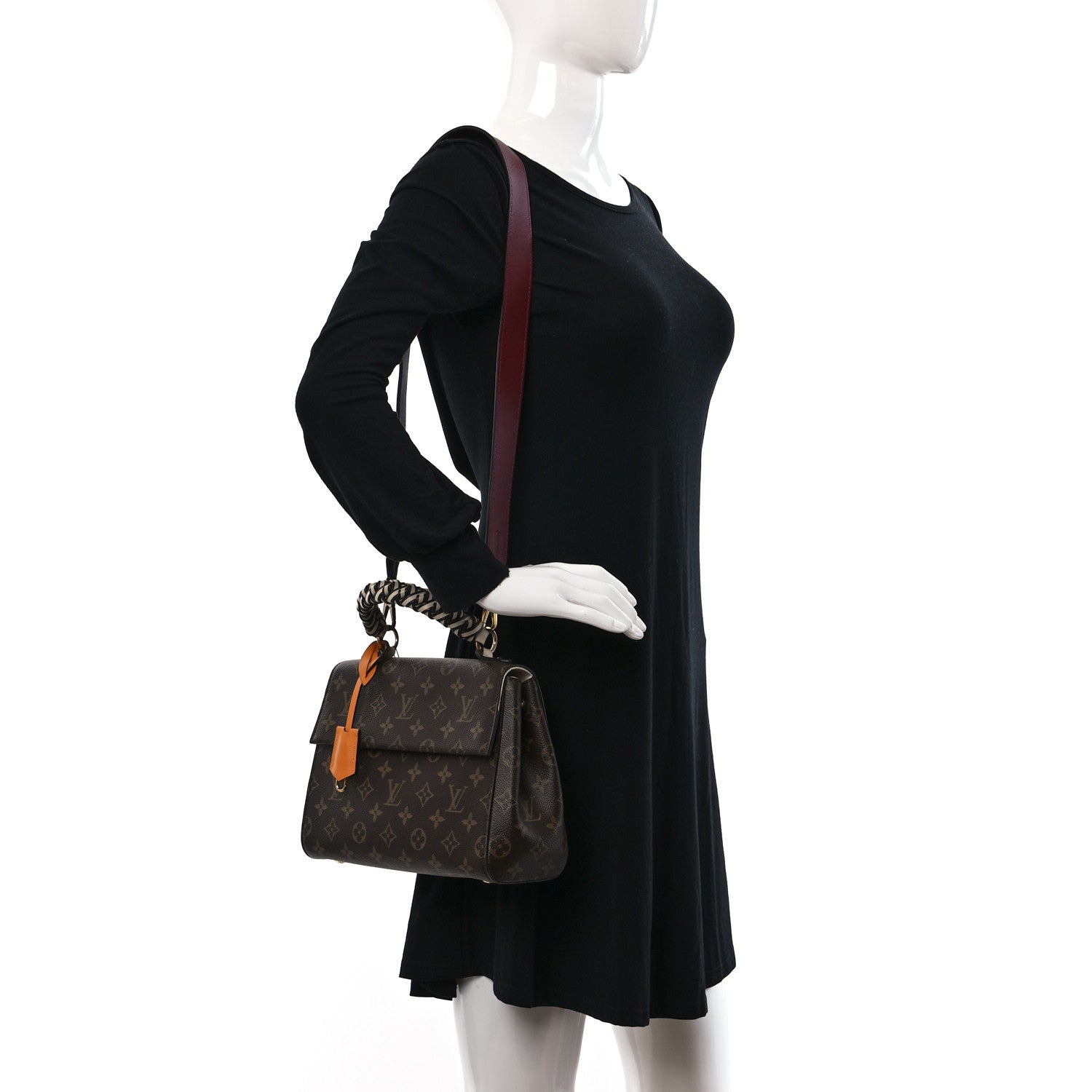 Louis Vuitton Monogram Braided Cluny BB Multicolor 3 of 9
