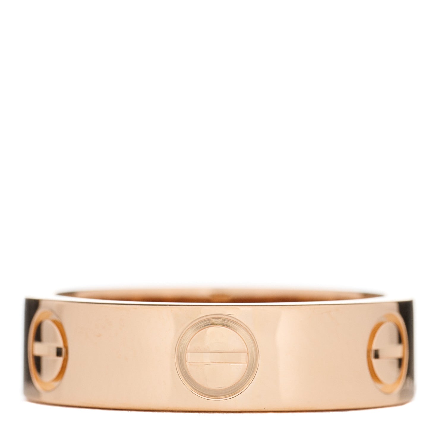 Cartier 18K Pink Gold 5.5mm LOVE Ring 53 6.5 1 of 3
