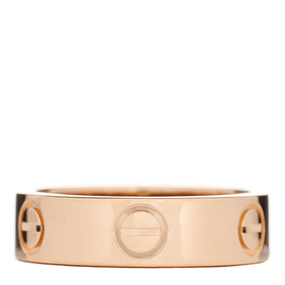 Cartier 18K Pink Gold 5.5mm LOVE Ring 53 6.5 1 of 3