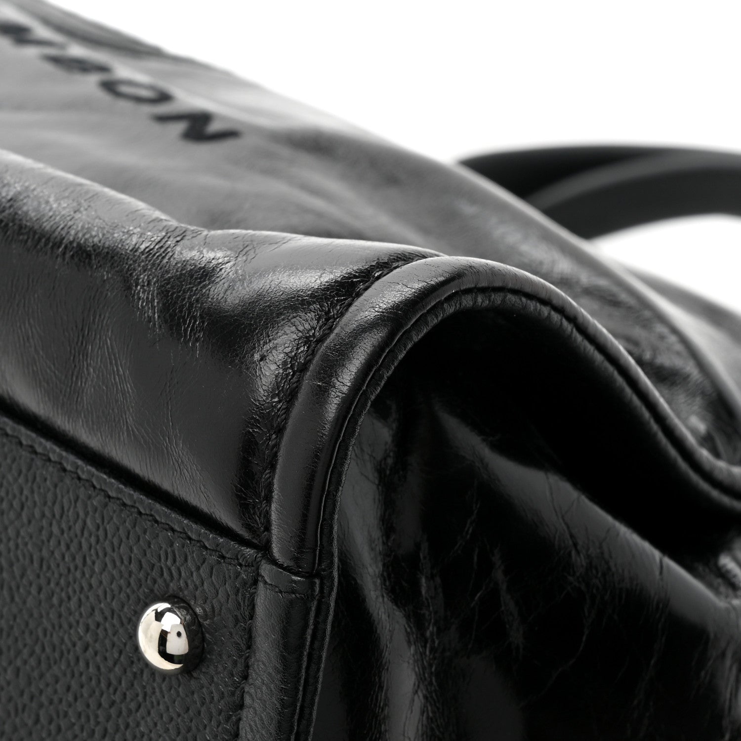 Chanel Glazed Calfskin Medium Deauville Tote Black 14 of 14