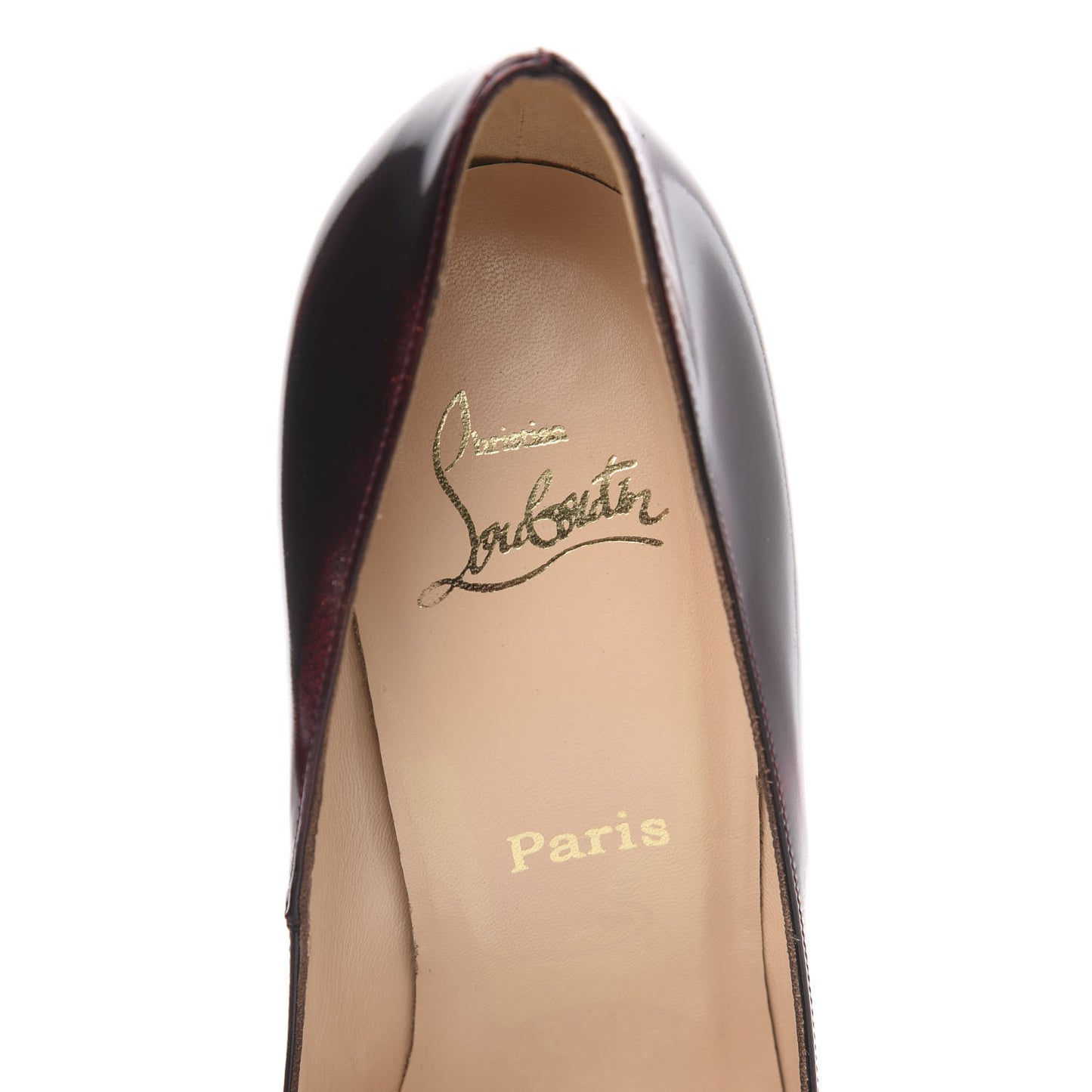 Patent Glitter Simple 100 Pumps 42 Burgundy