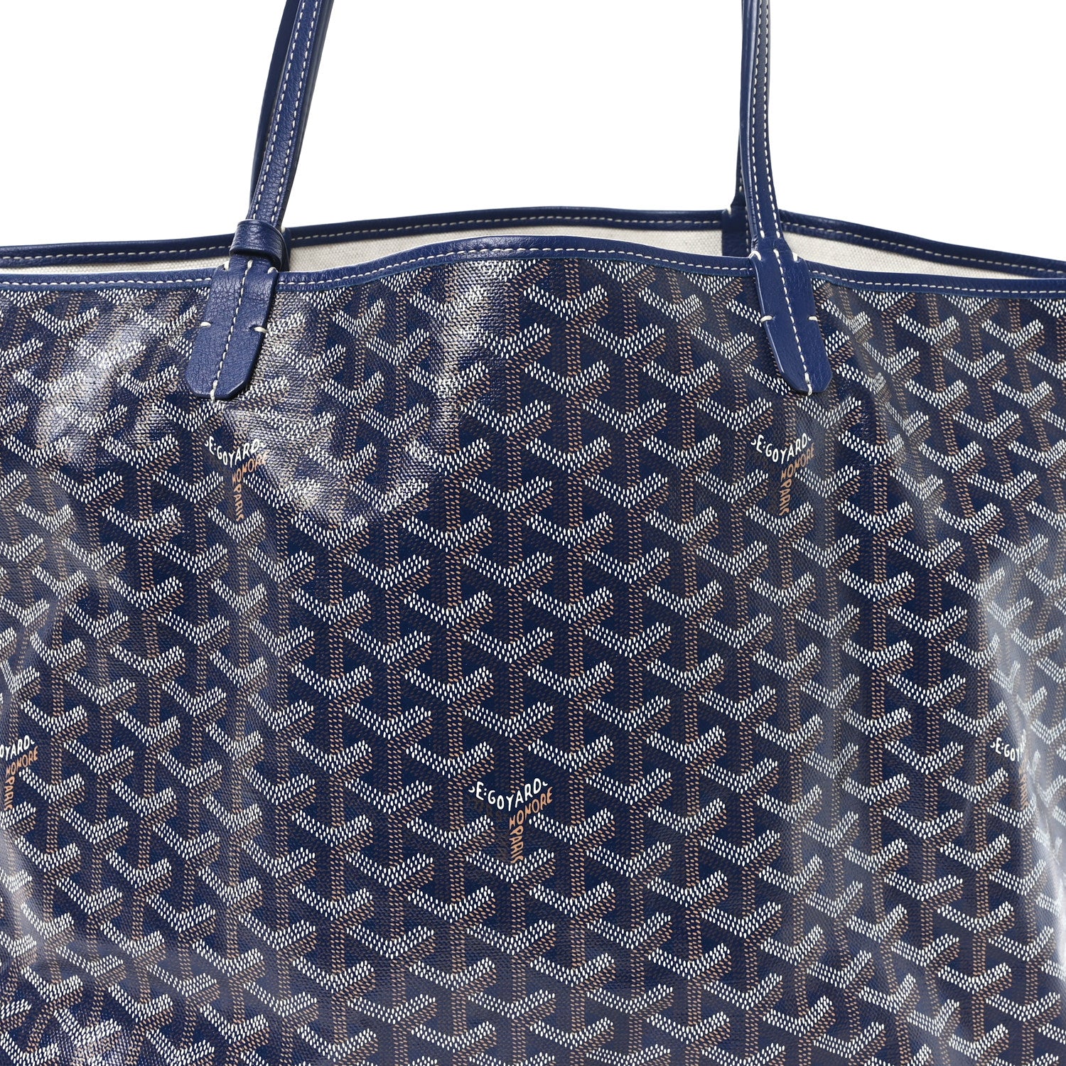 Goyard Goyardine Saint Louis GM Navy 9 of 11