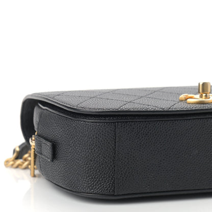 Chanel Caviar Stitched Messenger Flap Bag Black 7 of 11