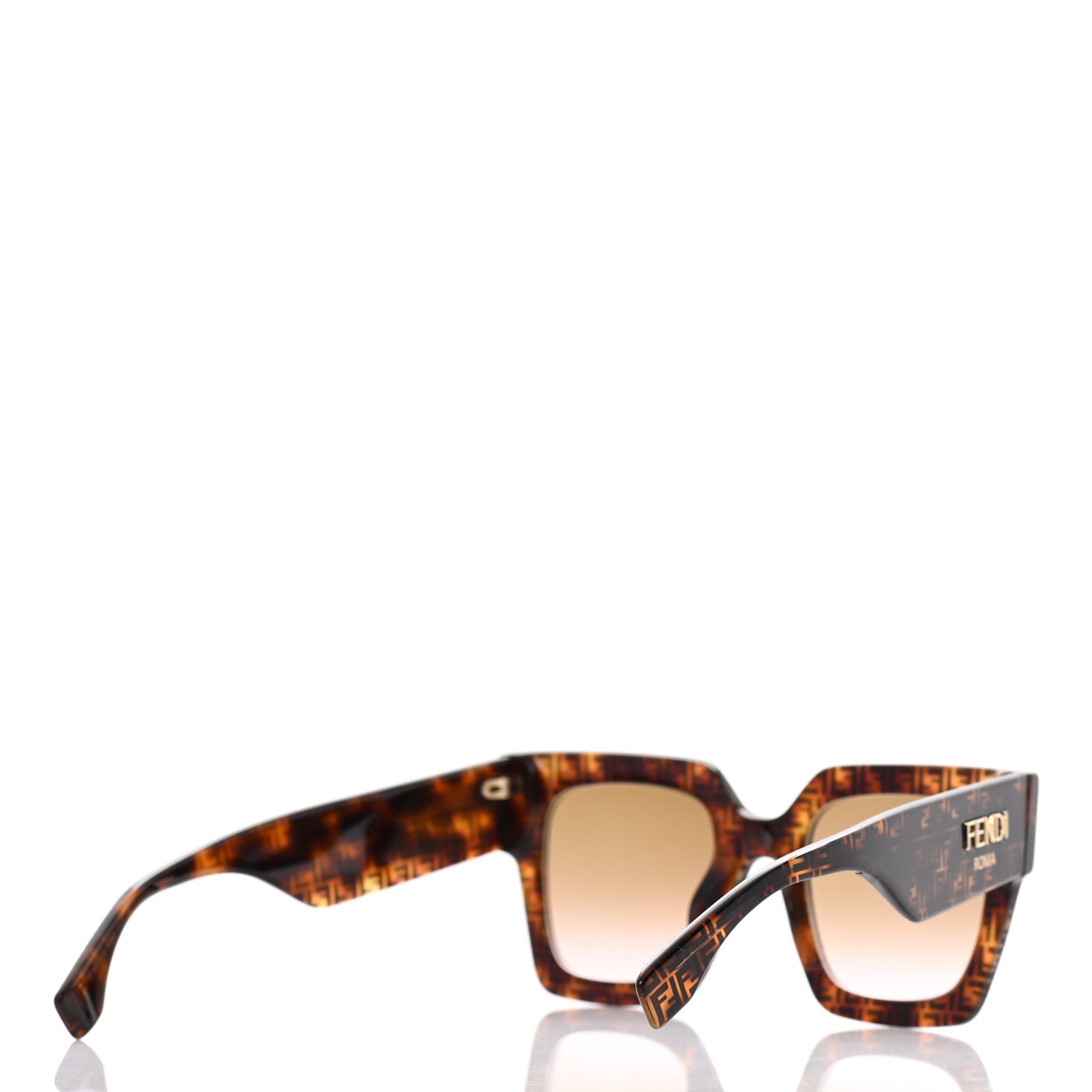 Fendi Acetate FF Sunglasses FF 0457/G/S Havana 4 of 7