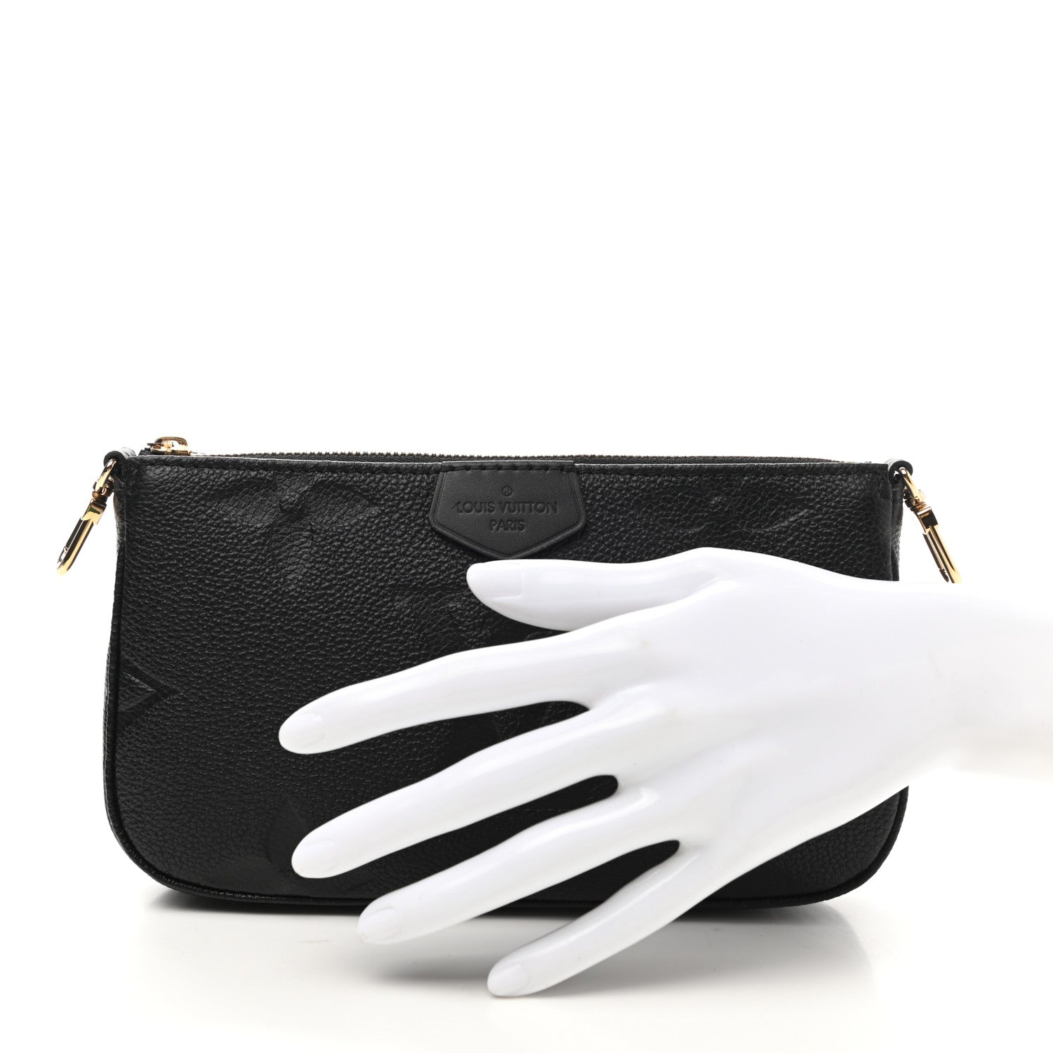 Louis Vuitton Empreinte Monogram Giant Multi Pochette Accessories Mini Pochette Black 2 of 8