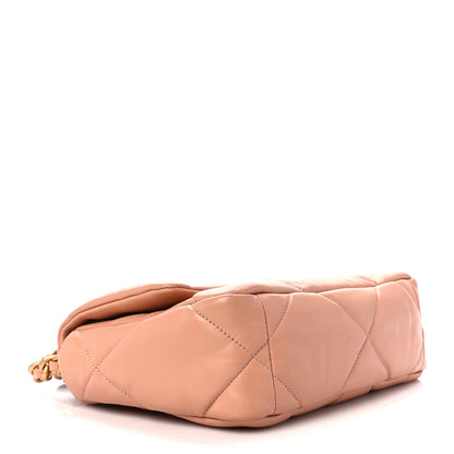 Chanel Lambskin Quilted Medium Chanel 19 Flap Beige 5 of 11