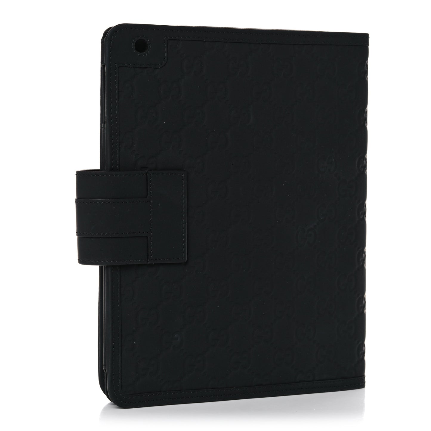 Rubber Guccissima Web Ipad Case Black