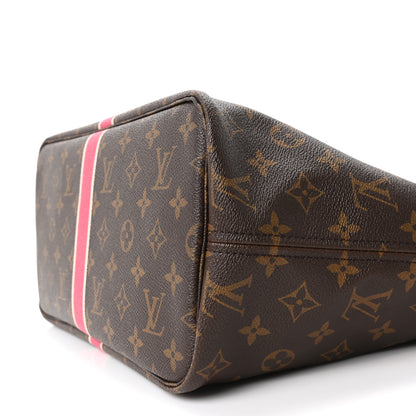 Louis Vuitton Monogram My LV Heritage Neverfull MM Fuchsia White 10 of 10