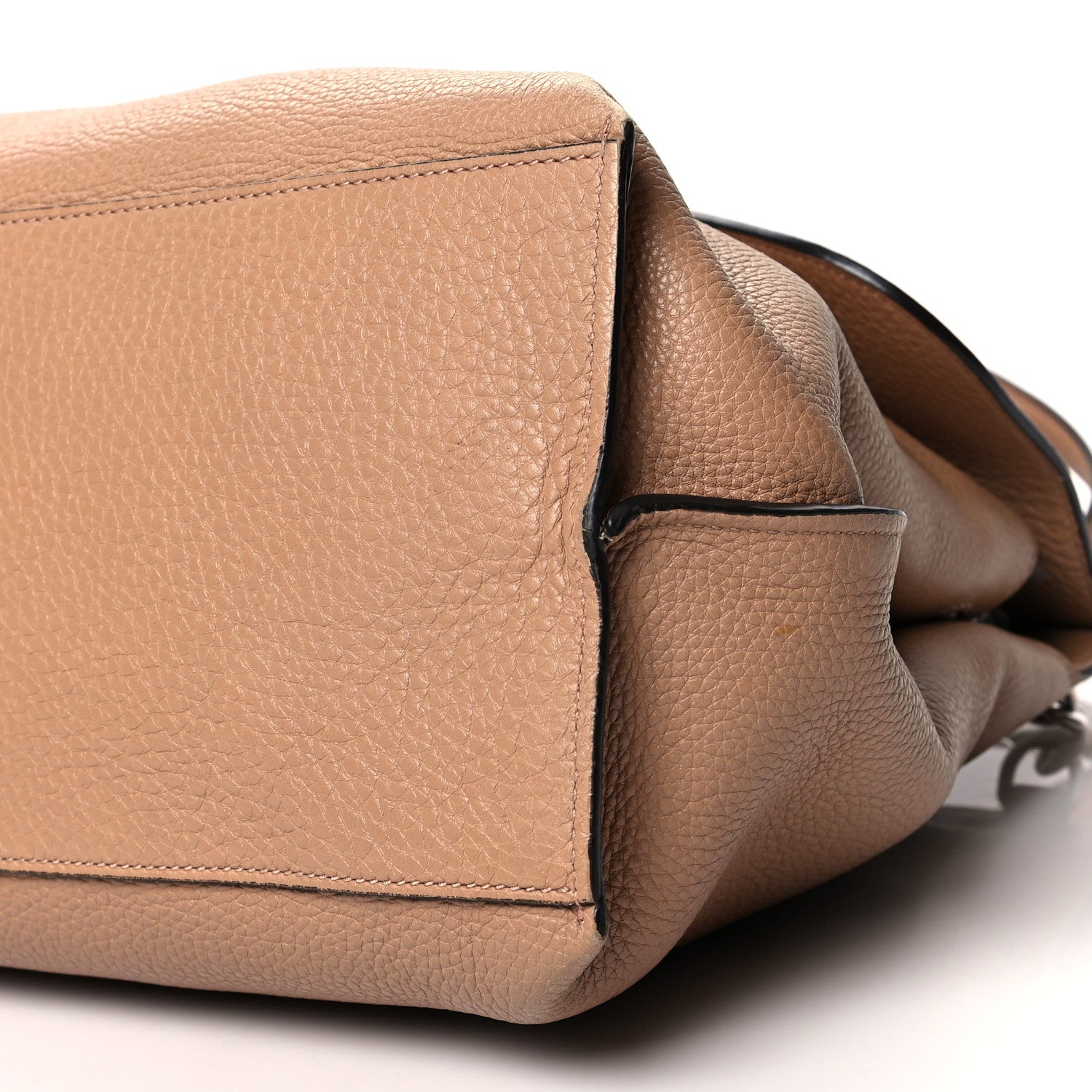 Gucci Cellarius Calfskin Large Bamboo Daily Top Handle Bag Camelia 9 of 12