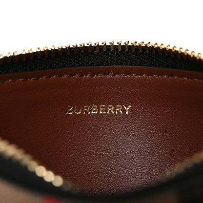 Burberry E-Canvas Calfskin Icon Stripe Zip Coin Case Archive Beige 6 of 6