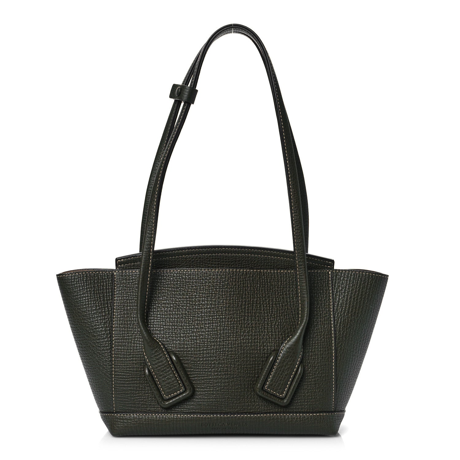 Bottega Veneta Grainy Calfskin Small Arco Kaki 3 of 11