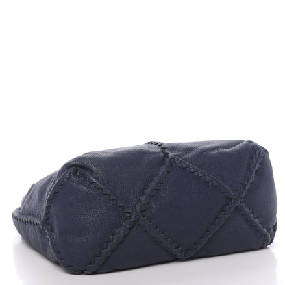 Bottega Veneta Washed Cervo Deerskin Large Hobo Denim 4 of 9