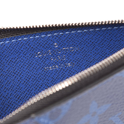 Louis Vuitton Monogram Taiga Coin Card Holder Cobalt 6 of 7