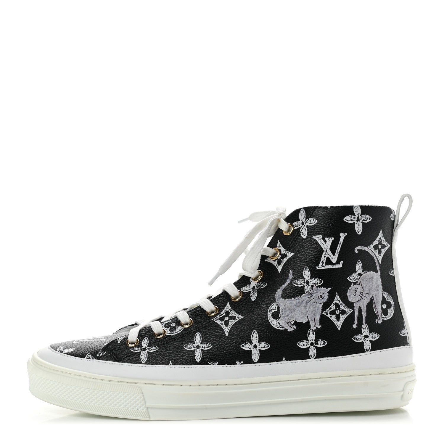 Louis Vuitton Catogram Stellar Sneaker Boots 40 Black 1 of 9