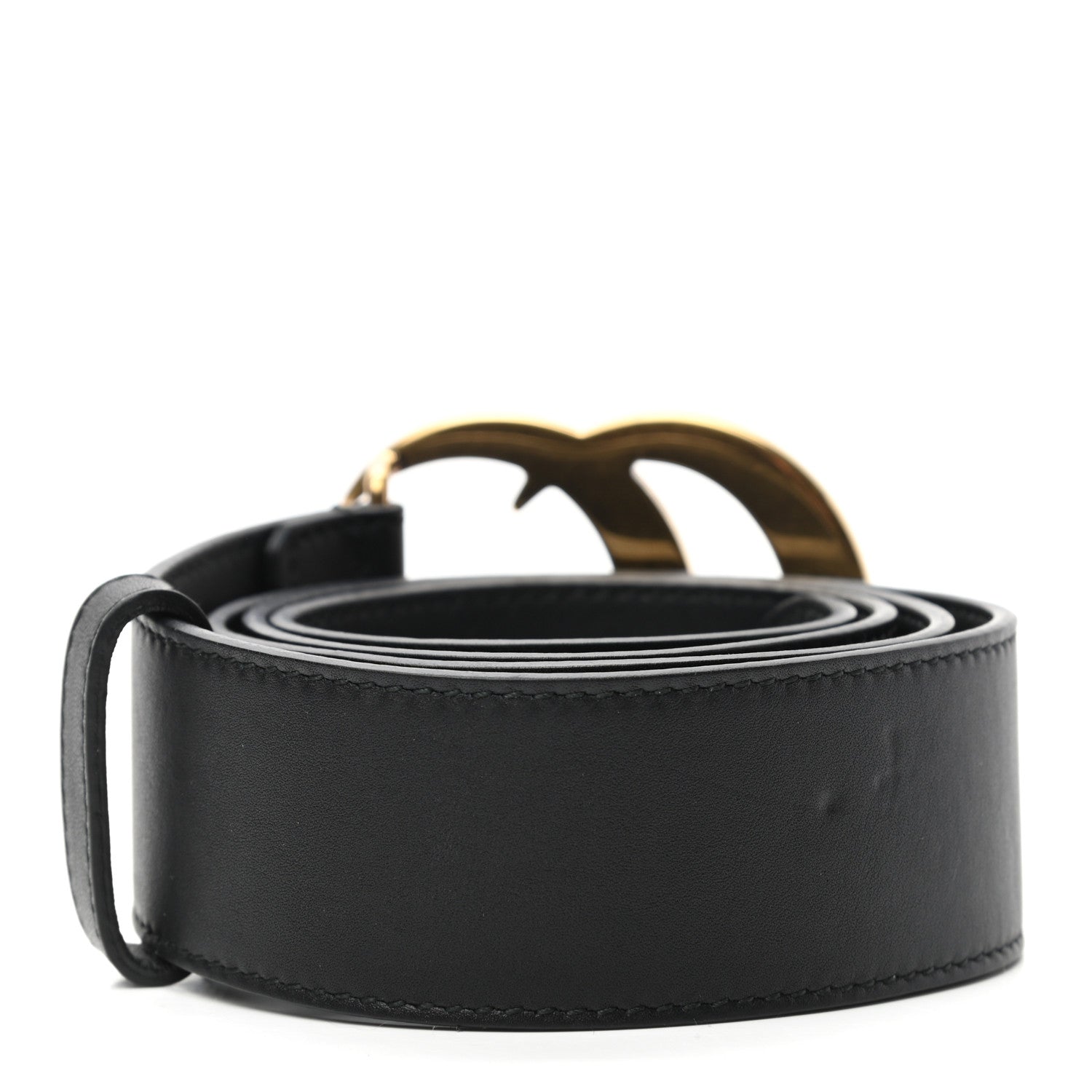 Gucci Calfskin Double G 40mm Belt 85 34 Black 2 of 6