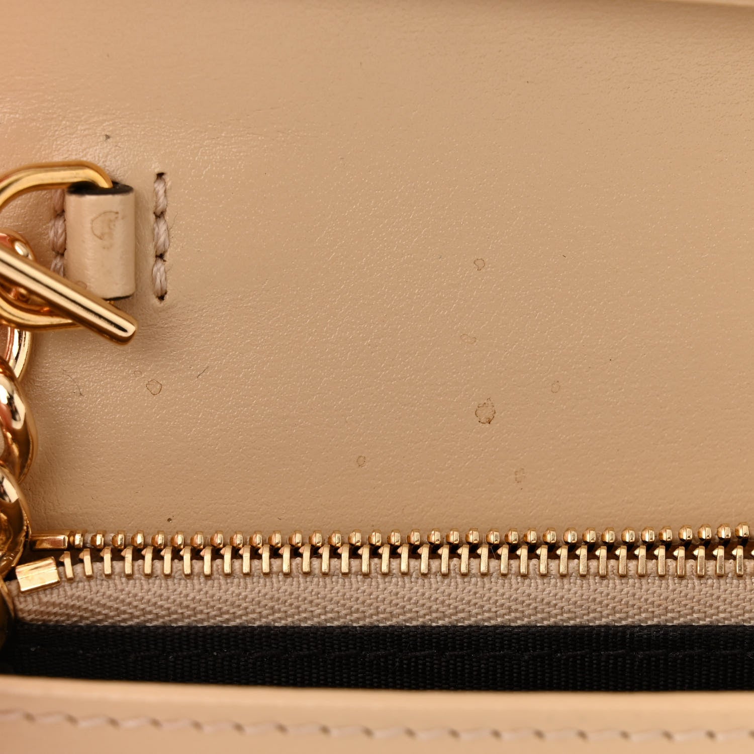 Gucci Boarded Plutone Calfskin Horsebit 1955 Wallet On Chain Bubble Tea 11 of 13