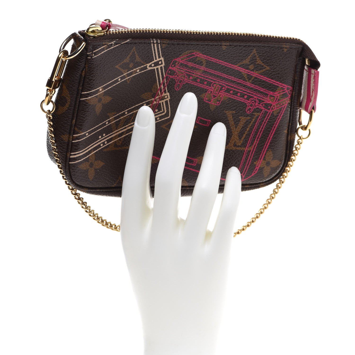 Louis Vuitton Monogram 2014 Christmas Animation Mini Pochette Accessories 3 of 8