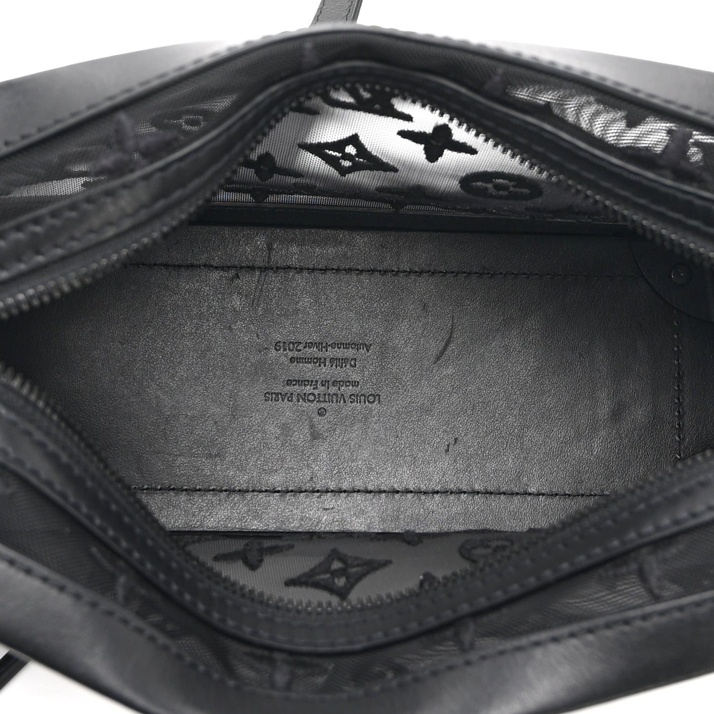 Monogram See Through Soft Trunk Black