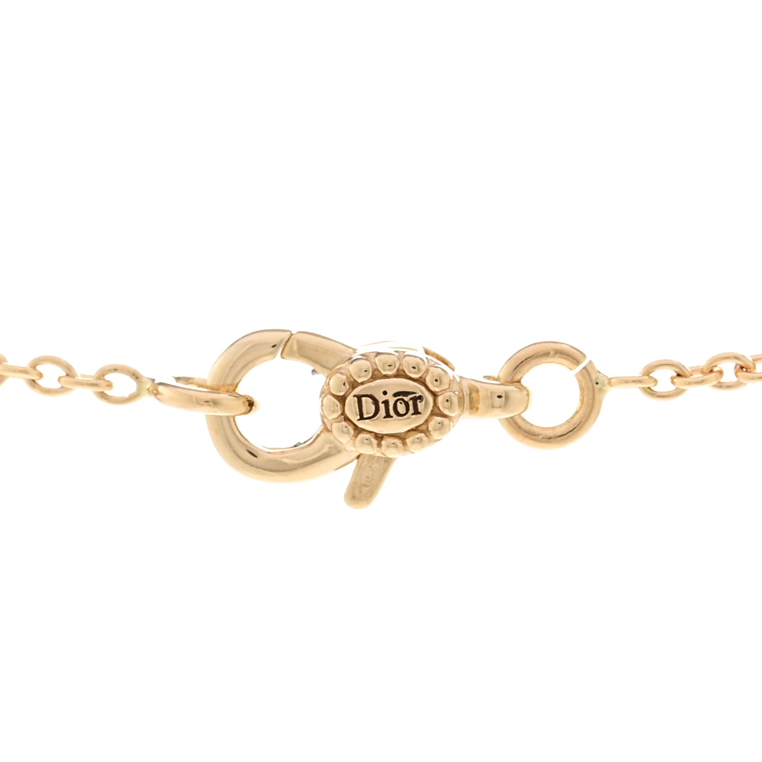 Christian Dior 18K Yellow White Gold Diamond Black Onyx Mother of Pearl Rose Celeste Pendant Necklace 6 of 7