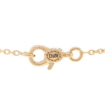 Christian Dior 18K Yellow White Gold Diamond Black Onyx Mother of Pearl Rose Celeste Pendant Necklace 6 of 7