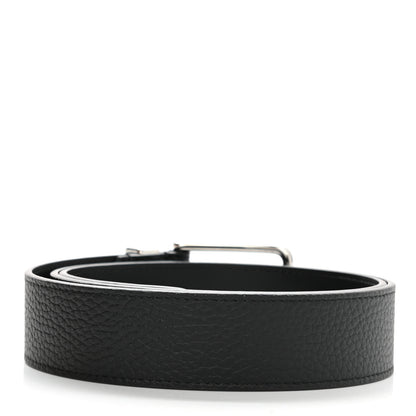 Louis Vuitton Taurillon 35mm Pont Neuf Belt 95 38 Black 2 of 7