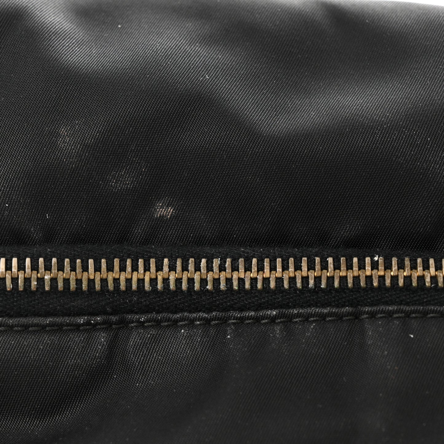 Tessuto Nylon Saffiano Messenger Bag Black