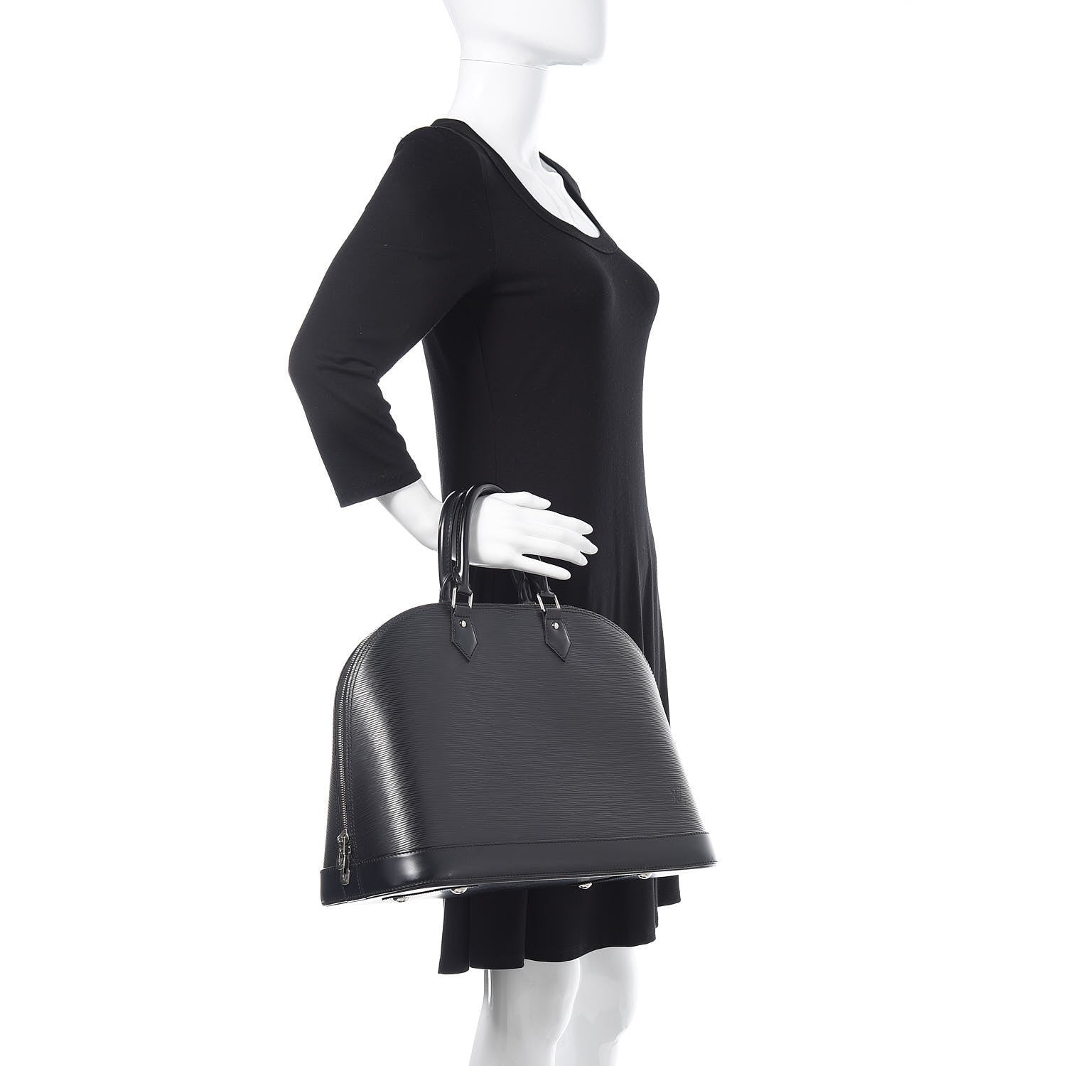Louis Vuitton Epi Alma GM Black 2 of 10