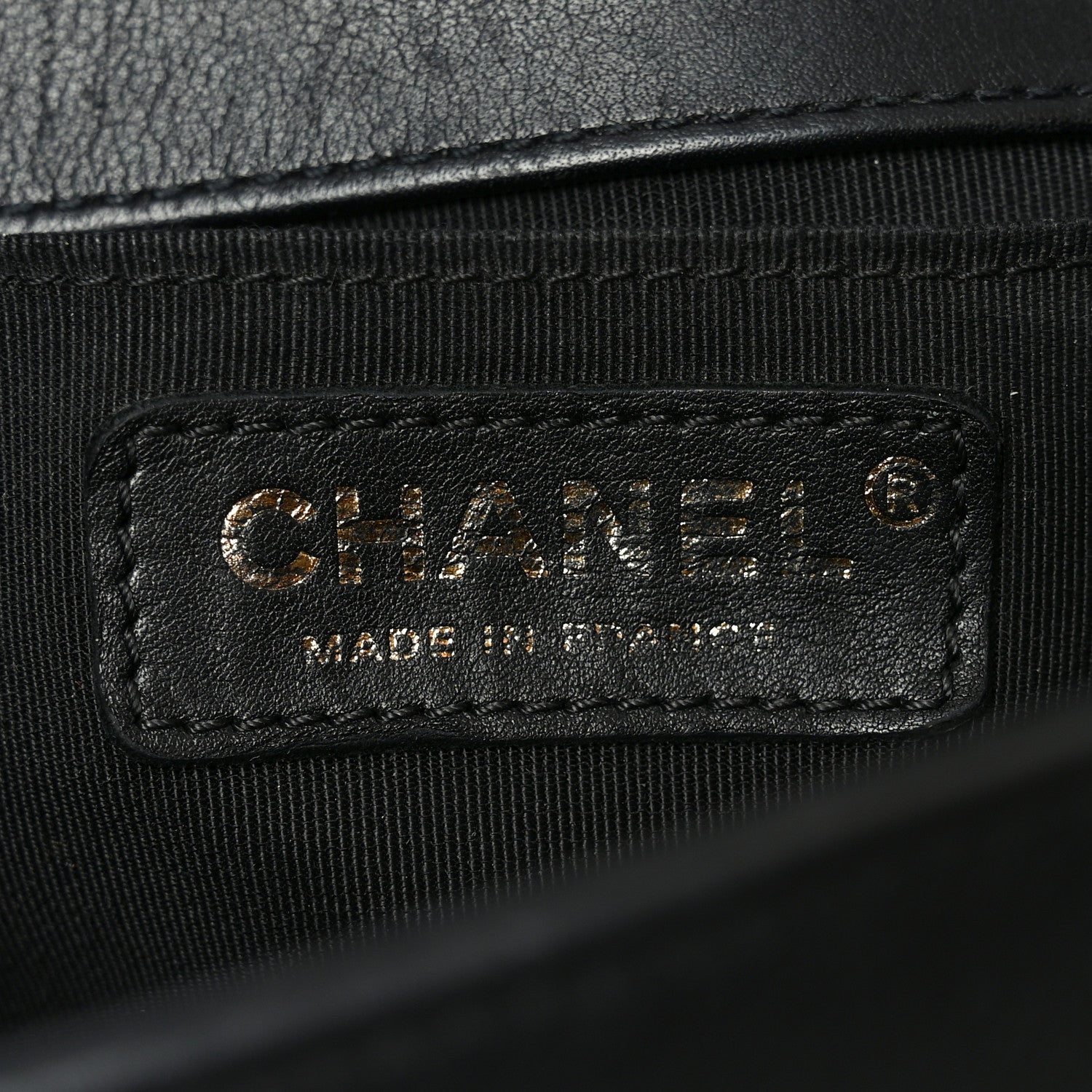 Chanel Lambskin Chevron Quilted Medium Boy Flap Black 6 of 10