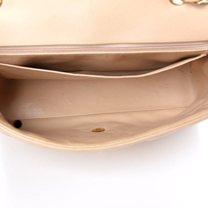 Chanel Caviar Quilted Jumbo Single Flap Beige Clair 5 of 10