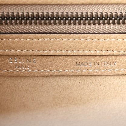 Celine Drummed Calfskin Mini Luggage Dune 11 of 17