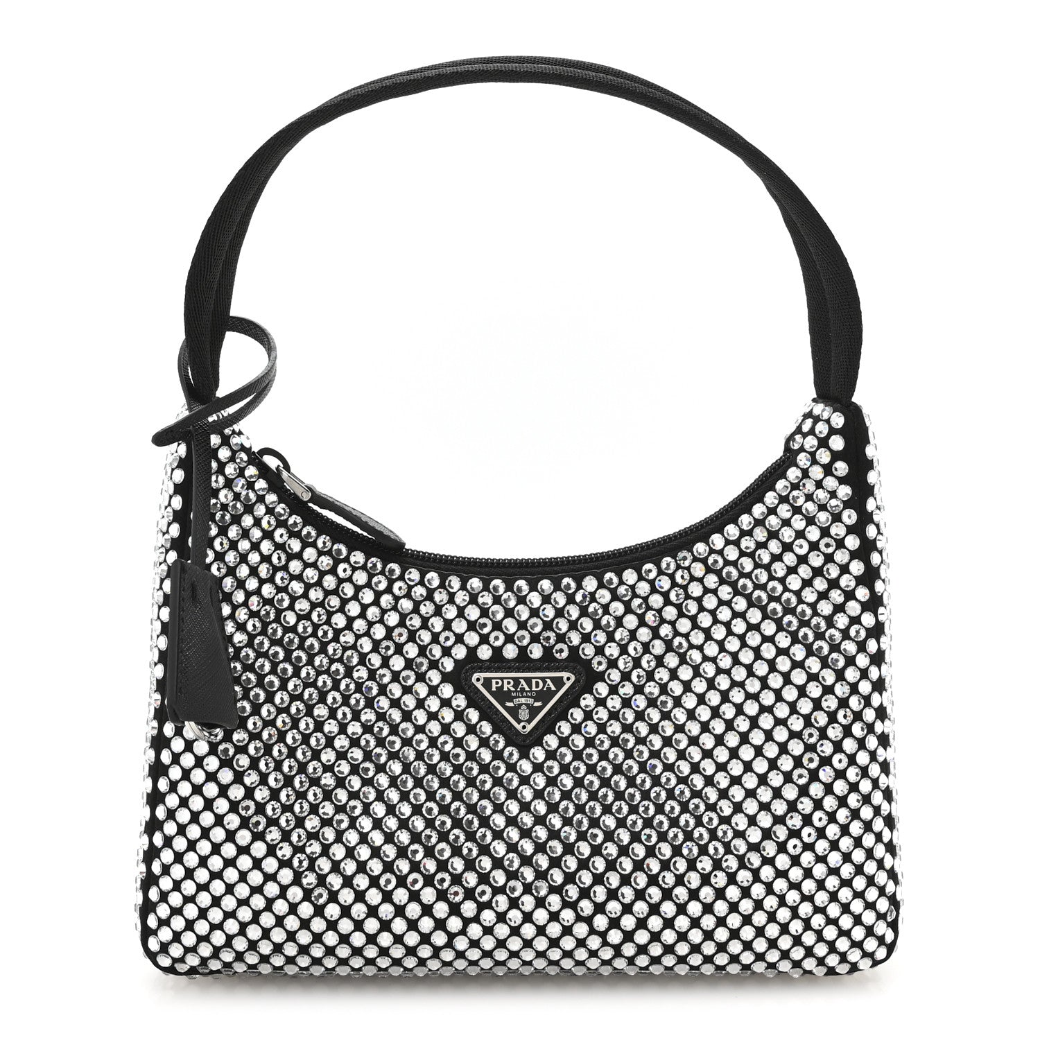 Prada Satin Crystal Mini Re-Edition 2000 Bag Cristal 1 of 11