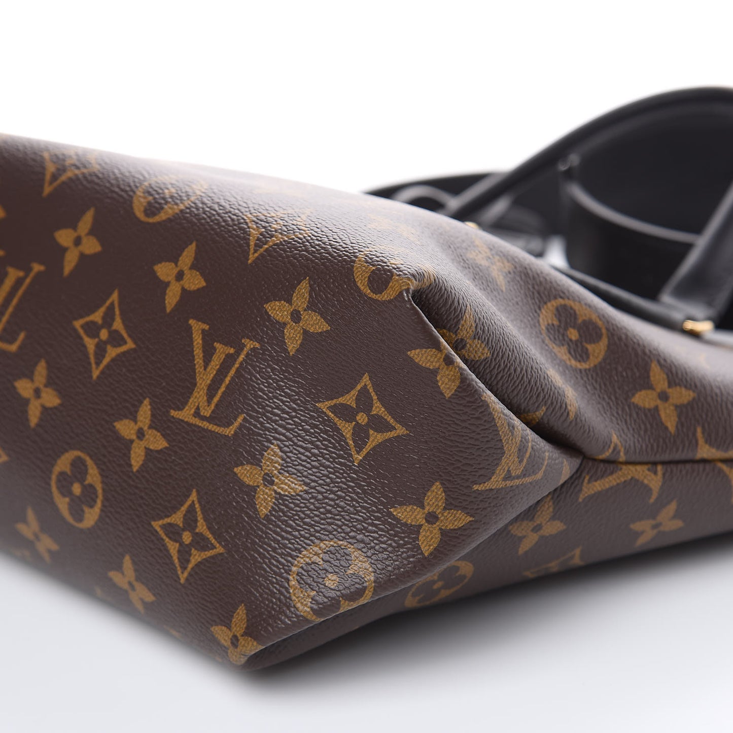 Monogram Flower Zipped Tote PM Black