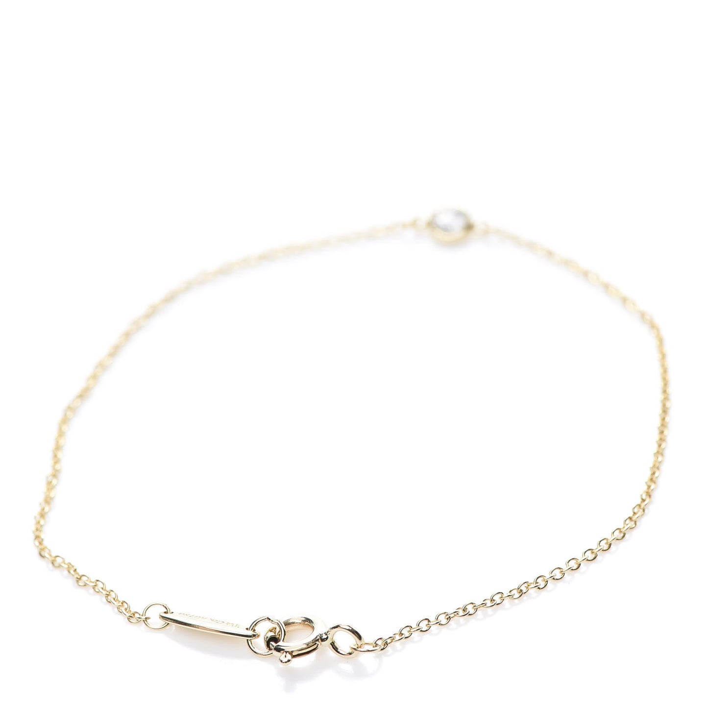 18K Yellow Gold Diamond .08ct Elsa Peretti Diamonds by the Yard Bracelet