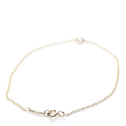 Tiffany 18K Yellow Gold Diamond .08ct Elsa Peretti Diamonds by the Yard Bracelet 3 of 6