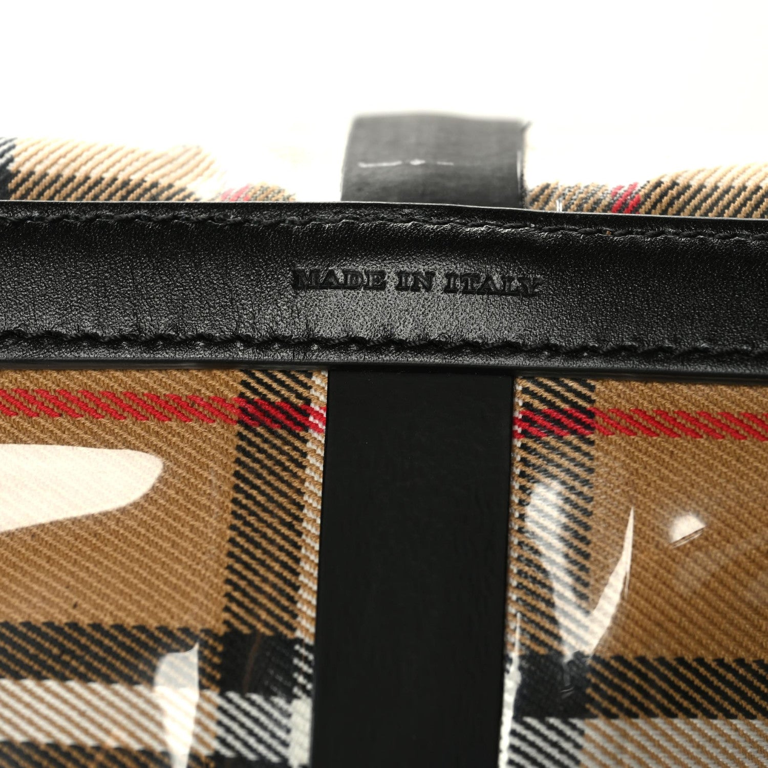 Burberry Vintage Check Transparent Large The Giant Reversible Tote Black 7 of 17