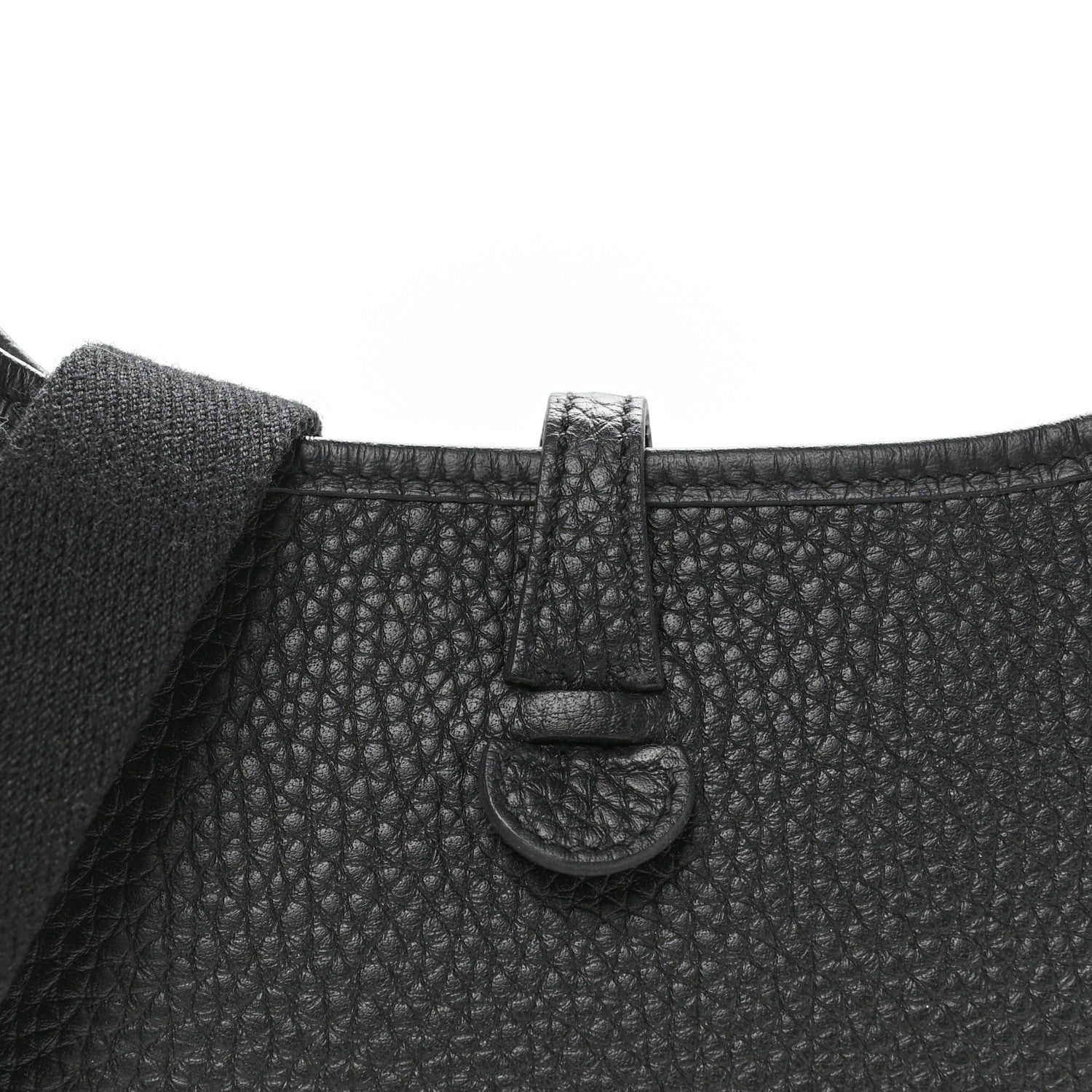 Hermes Taurillon Clemence Amazone Evelyne TPM Black 10 of 11