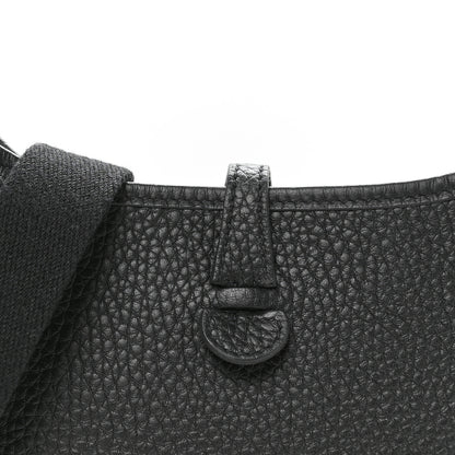 Hermes Taurillon Clemence Amazone Evelyne TPM Black 10 of 11